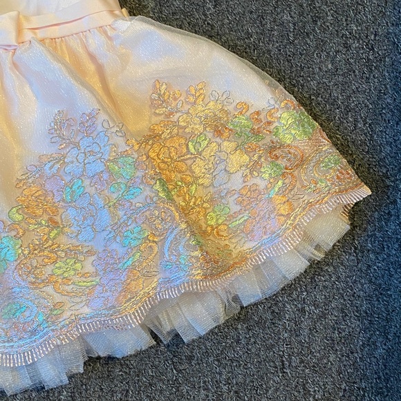 American Princess Pink and Gold Formal Dress - Picture 3 of 6